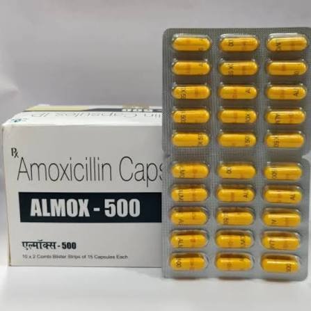 Almox Amoxicillin 500 mg capsule