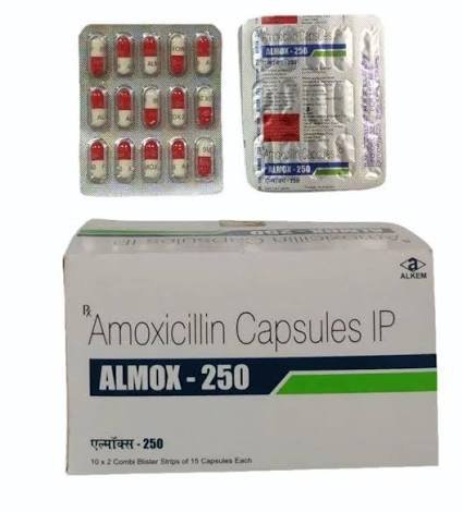 Almox Amoxicillin 250 mg capsule